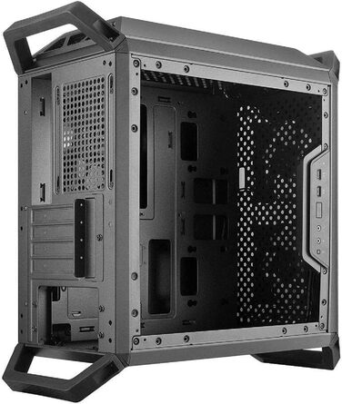 Корпус Cooler Master MasterBox Q300P RGB mATX Mini Tower для ігрового ПК з повною бічною панеллю, акуратним кабель-менеджментом та варіантами охолодження