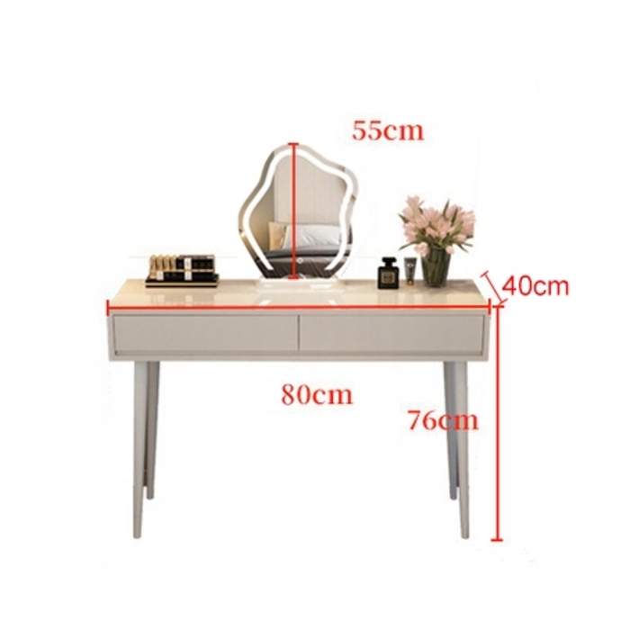 Тумба під умивальник Magboss krem, 80 x 76 x 40 см