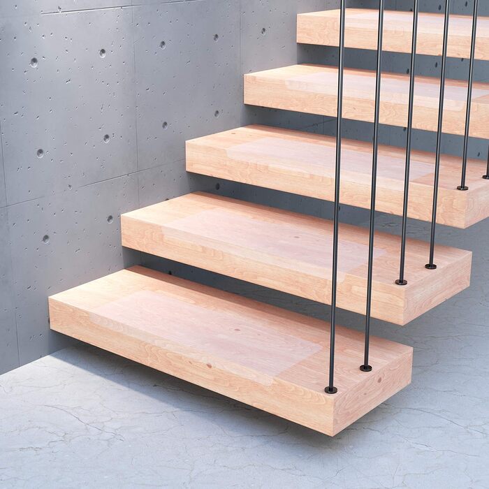 15 х Sossai® прозорі самоклейкі накладки для сходів STAIR PROTECT 20x65 см | захист сходів, легке очищення