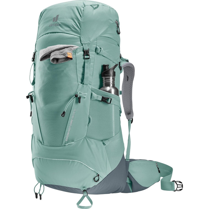 Жіночий туристичний рюкзак Deuter Aircontact Core 45+10 л нефрит-графіт