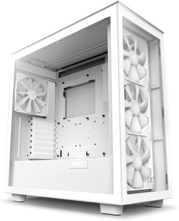 Ігровий корпус NZXT H7 Elite 2023 ATX, білий, скло, USB-C, RGB вентилятори, готовий до водяного охолодження