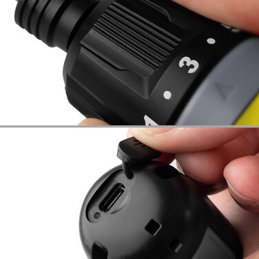 Акумуляторний шуруповерт C.K Tools T4930 3.6V USB-C з бітами PZ2/SL4 - потужний, електричний шурупокрут для електриків