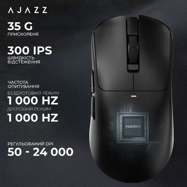 Бездротова миша Ajazz AJ200P Near Link AI MC White (AJ200P-NL-AI-MC-W)