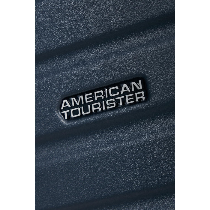 Набір валіз American Tourister Aerotech (3 шт.): ручна, середня, велика, розширювана, з TSA-замком, блакитний (Металевий Navy)