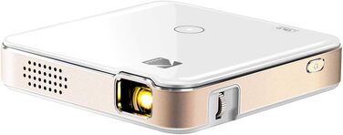 Портативний проєктор KODAK Luma 150: 1080p HD LED DLP з HDMI, USB, Micro SD та вбудованим динаміком. Сумісний з iOS та Android