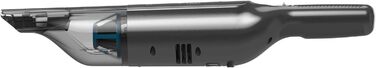 Акумуляторний ручний пилосос BLACK+DECKER Dustbuster Slim HLVC320B11, 12В, 2.0А·год, без мішка, бездротовий, з XXL-насадкою, зарядна станція, щілинна та меблева насадки