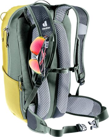 Велорюкзак Deuter Race 16, 16 л, Turmeric-Ivy, для велосипедистів