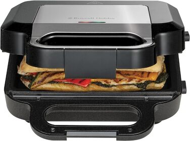 Мультифункціональний пристрій Russell Hobbs 3-в-1: сендвічниця, вафельниця, гриль Creations, антипригарне покриття, глибокі пластини, підходить для миття в посудомийці, BPA безпечний, модель 26810-56