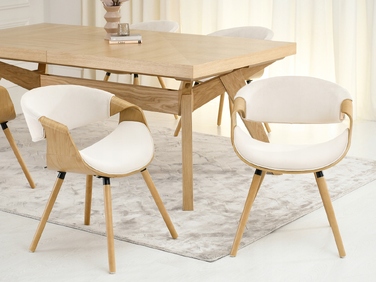 Стілець Mebel-Partner, тканина, бежевий, 1 шт.