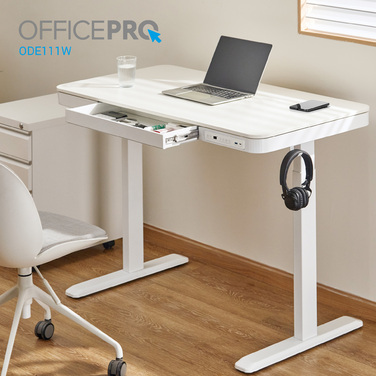 Комп’ютерний стіл з електрорегулюванням висоти OfficePro ODE111W