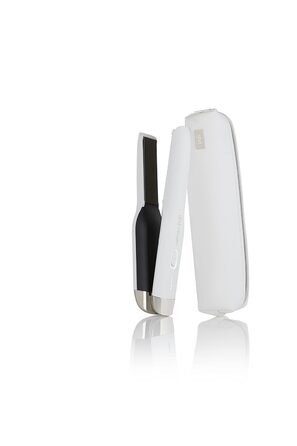 ghd Unplugged — бездротовий професійний випрямляч для волосся з подвійною технологією, білий колір, стара упаковка