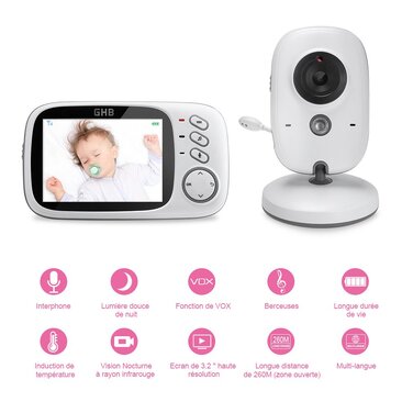Відеоняня GHB Babyphone з камерою, 3.2