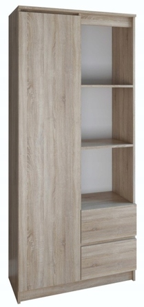 Стелаж TopEshop TES, 80 x 180 x 35 см, багатоколірний