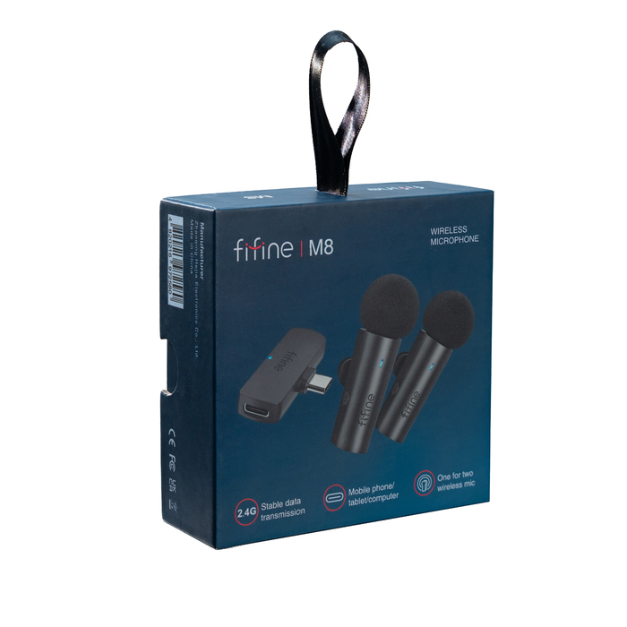 Безпровідний петличний мікрофон Fifine M8