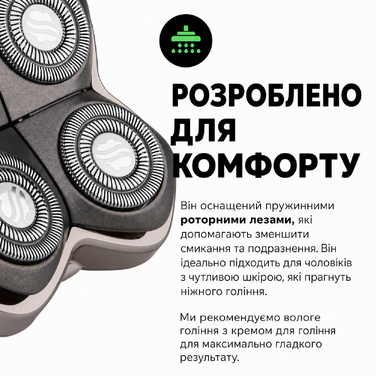 Змінні леза Skull Shaver Forte Pro (4 шт.) для голильників Pitbull, Palm та Butterfly Kiss — набір для гоління голови, обличчя та тіла