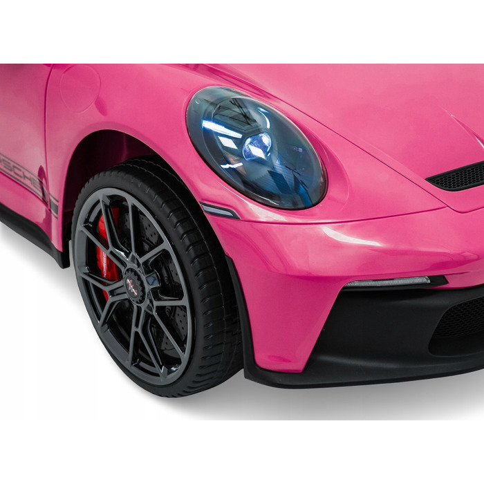 Дитячий двомісний електромобіль Porsche 911 GT3 з блискітками, 4x20