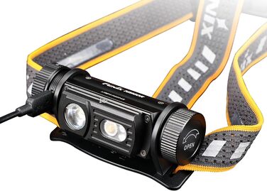 Налобний ліхтар Fenix HM60R з USB-C, перезаряджуваний, з лінзою Френеля для багатодистанційного освітлення
