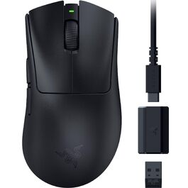 Ігрова миша Razer DeathAdder V3 HyperSpeed бездротова ергономічна, 26K DPI, вага 55г, чорна