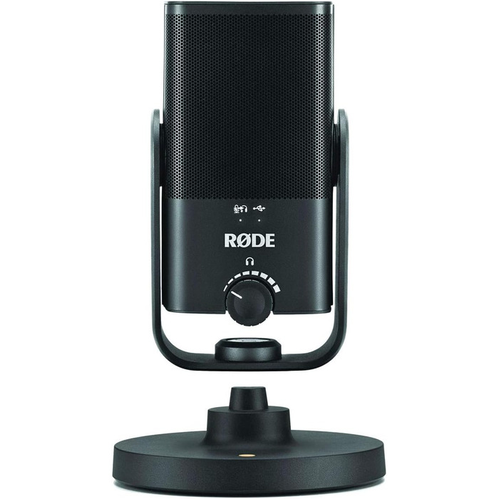 Студійний конденсаторний USB-мікрофон Rode NT-USB Mini для подкастів + мікрофіброва серветка keepdrum