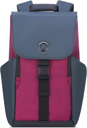 Рюкзак DELSEY PARIS Securflap м'який 21 л, бордовий, 45x31x14 см