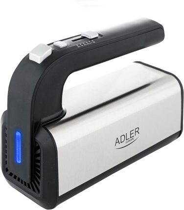 Ручний міксер ADLER AD 4225 INOX 800 Вт, 3 функції, кухонний міксер, чорний/сріблястий