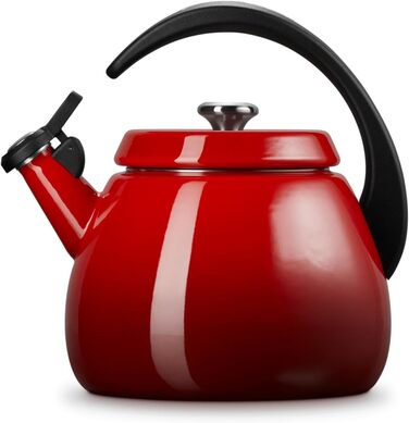 Емальований чайник Le Creuset зі сталевим дном, 2,2 л, колір Вишня (Flamme)