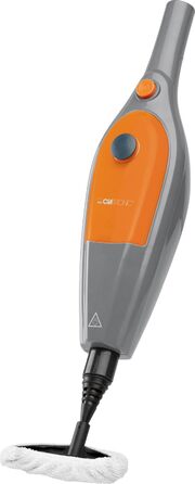 Парова швабра Clatronic DR 3539, 100°C, 300 мл, дезінфекція, для ламінату, дерева, мармуру, килимів та матраців, аксесуари, антрацит