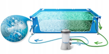 Каркасний прямокутний басейн Intex 220 x 150 см