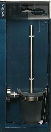 Тримач для туалетного йоршика Haceka Kosmos Tec, скляний, 9.3x37.5x10.9 см