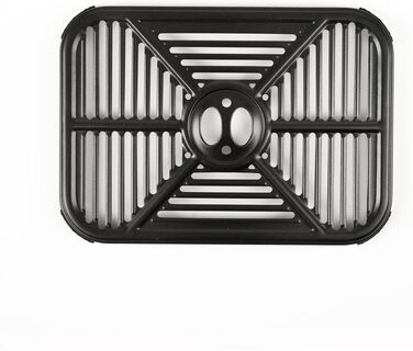 Аерофритюрниця Girmi FG41 Ecofrit Dual 2400 Вт з антипригарним покриттям, 9 програмами та цифровим дисплеєм, біла