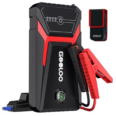 Пусковий пристрій GOOLOO A3 Jump Starter 1500A з компресором 150PSI та функцією Powerbank