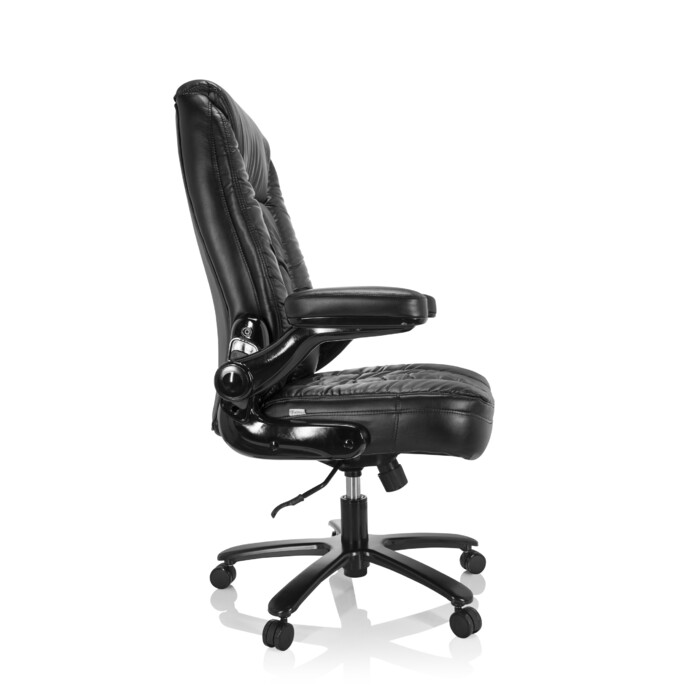 Надміцне крісло / офісне крісло INSTRUCTOR III XXL імітація шкіри чорний hjh OFFICE
