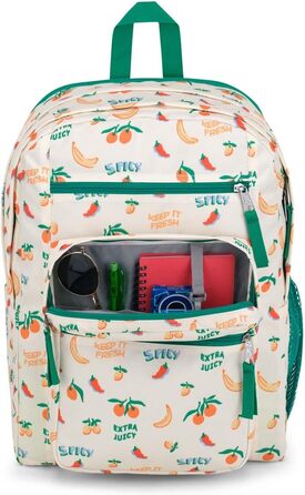 Рюкзак JanSport Big Student Five A Day Cream, великий шкільний кремовий