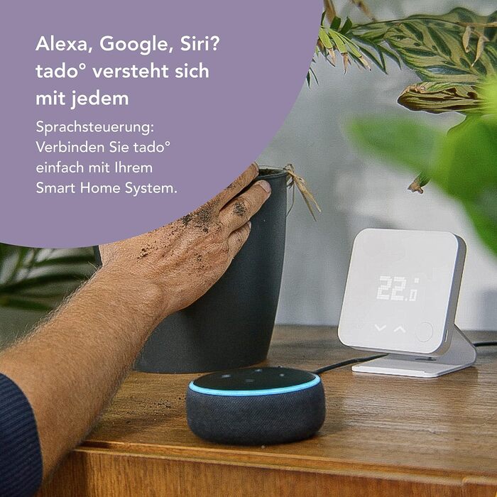 Термостат на радіатор Tado Smart X V3+ з керуванням через додаток (Alexa, Siri, Google Assistant) для економії енергії та опалення - DIY встановлення