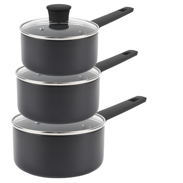 Набір сковорідок Russell Hobbs COMBO-8694 Shield (3 шт.) 20/24/28 см з антипригарним покриттям, для індукційних плит