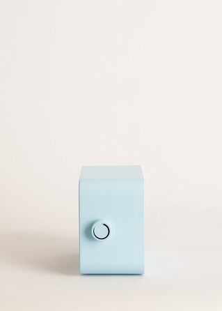 Керамічний обігрівач CREATE/WARM BOX, синій, 1500 Вт, портативний, регульований термостат, 2 режими потужності, PTC-нагрів, захист від перегріву