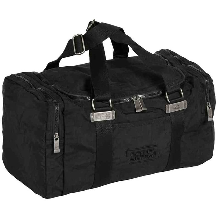 Чоловіча дорожня сумка camel active Bags Journey, чорна, для коротких подорожей, Weekender