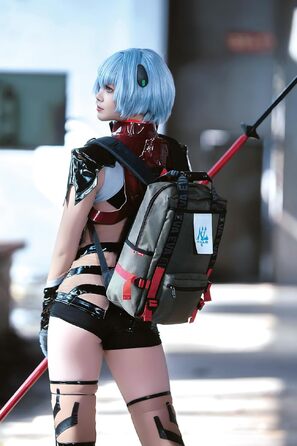 Рюкзак FIREFIRST x RADIO EVA Evangelion з символічним тегом, зелений (28×41×14 см)