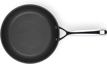 Сковорода Le Creuset антипригарна алюмінієва, 28 см, для всіх типів плит, включно з індукцією, антрацит/срібло