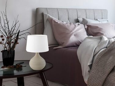 Настільна лампа Reality Martin, кераміка, E14, капучино, 20х20х29 см