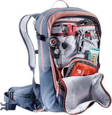 Велосипедний рюкзак Deuter Compact EXP 14, червоно-синій