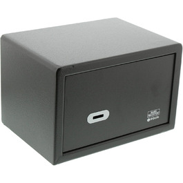 Сейф Burg-Wächter PointSafe P 1 S з двома ключами, для меблів, чорний, 180x280x200 мм, монтаж на стіну та підлогу