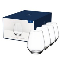 Набір склянок для води Villeroy & Boch Ovid, 4 шт по 420 мл, кришталеве скло