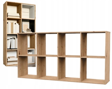 Стелаж TopEshop 147 x 75 x 30 см, дуб артизан