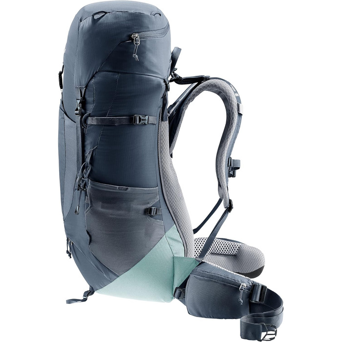 Жіночий трекінговий рюкзак Deuter Aircontact Lite 35+10 SL, легкий, Ink-Jade, 35+10 л