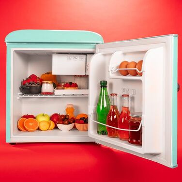 Холодильник Cecotec Bolero CoolMarket TT Origin 45L - Ретро, 45 літрів, Зелений, Клас E