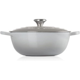 Каструля Le Creuset Marmite Signature 26 см, перламутрово-сіра, чавунна