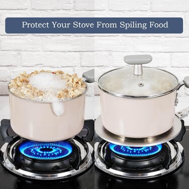 Адаптер для індукційної плити ACTIV CUISINE 24 см зі знімною ручкою, перехідник для кавоварок Мока та посуду з нержавіючої сталі