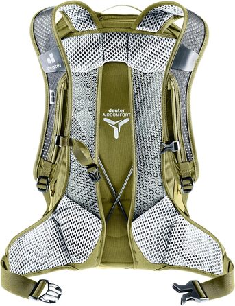 Велосипедний рюкзак Deuter Race Air 14+3 л, лінден-кактус, вентиляція спини