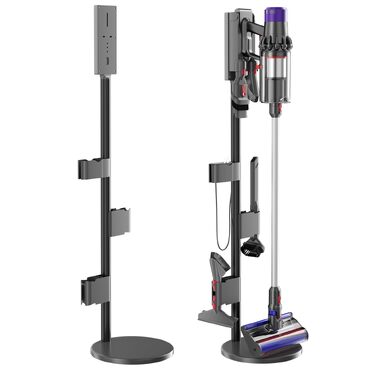 Підставка для пилососа Nukisa, сумісна з Dyson V15, V12, V11, V10, V8, V7 — металевий стійкий тримач для бездротового пилососа та аксесуарів